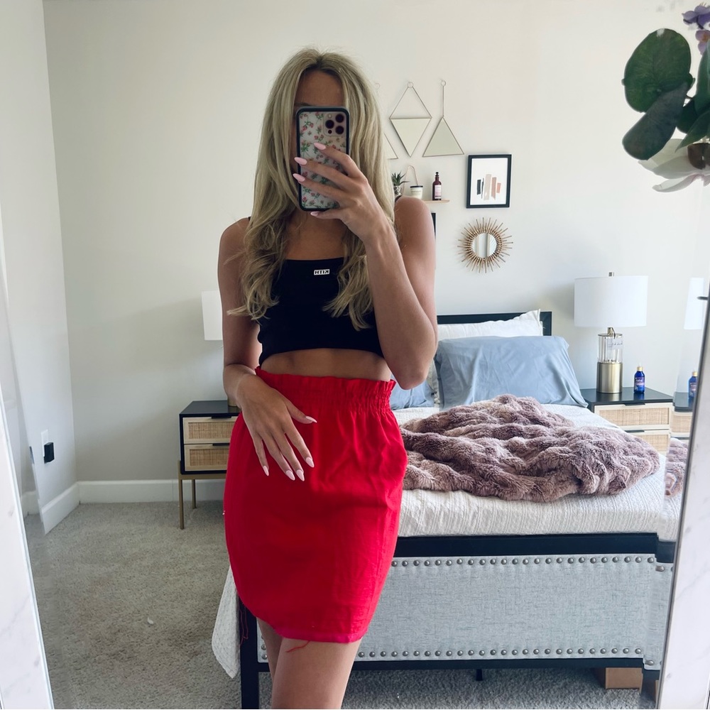 J. Crew Cherry Red Skirt